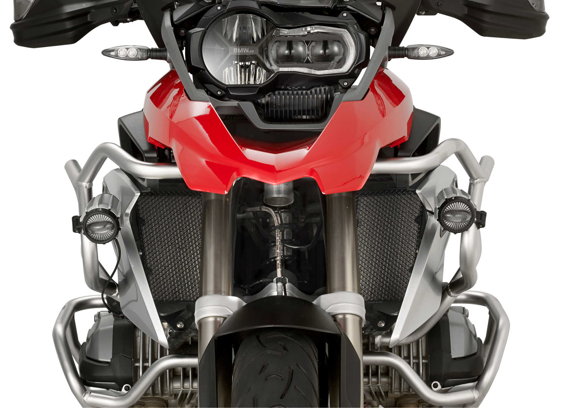 GIVI Schutz für Wasser- und Ölradiatoren aus Edelstahl, schwarz für verschiedene BMW Modelle (s. unten) Figur 1