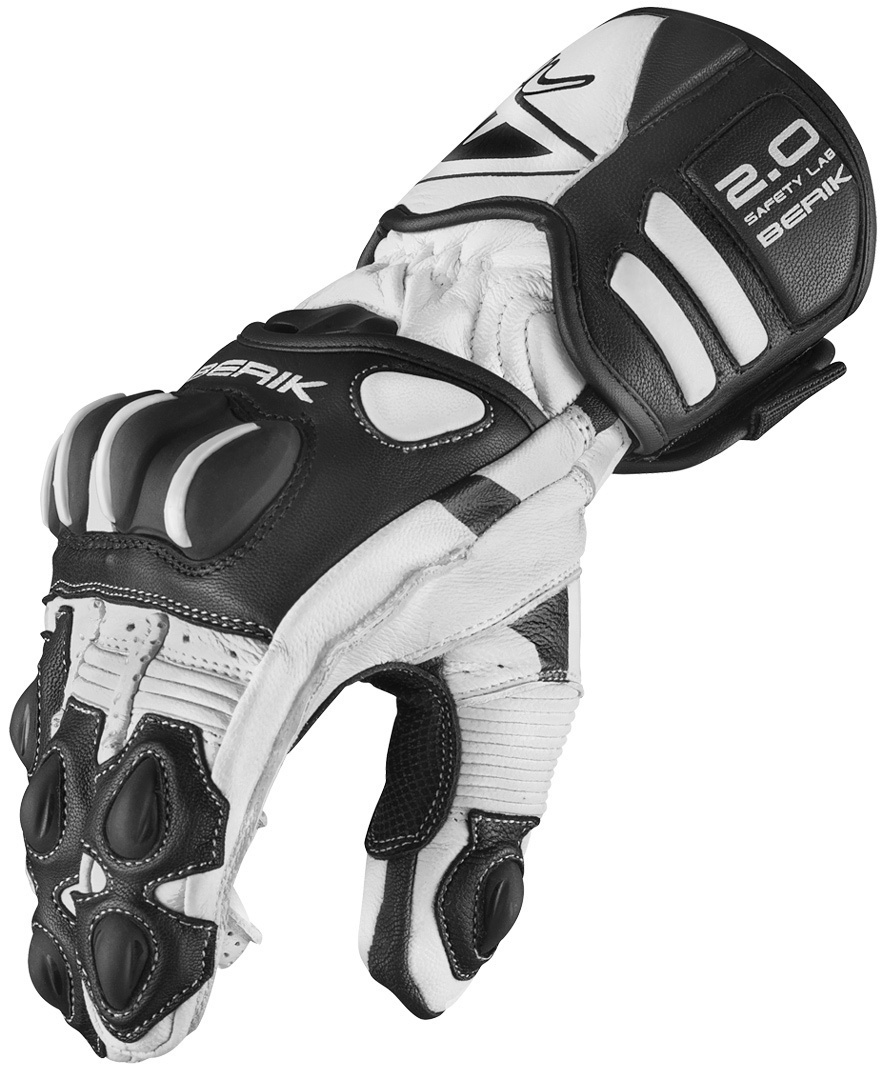 Berik Thunar Evo Motorcykel handsker hvid/sort L Figur 2