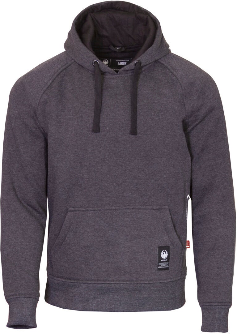 Merlin Stealth Pro D3O Motorcycle Hoodie grey 4XL Figure 1