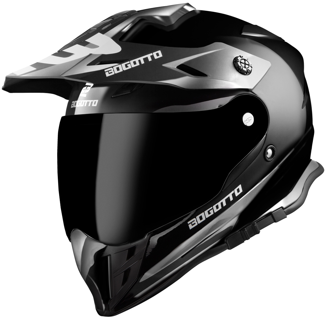 Bogotto V331 Enduro casco nero S Figura 2
