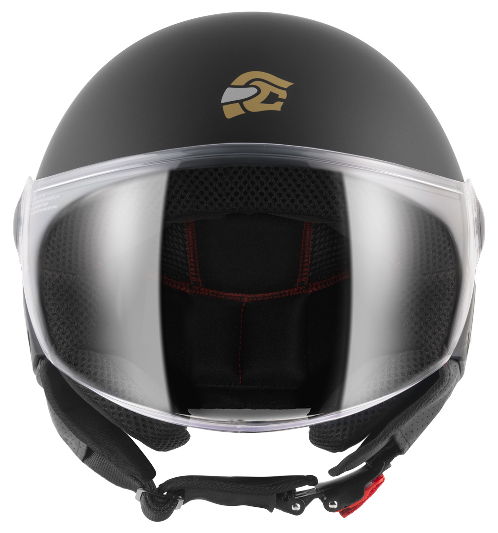 FC-Moto Square-RS Jet hjälm Svart matt/guld M Figur 3