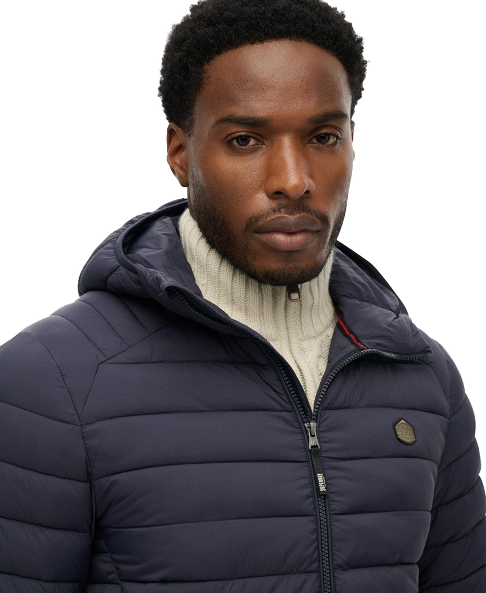 Superdry & Co Fuji Lite Jacke marineblau L Abbildung 4
