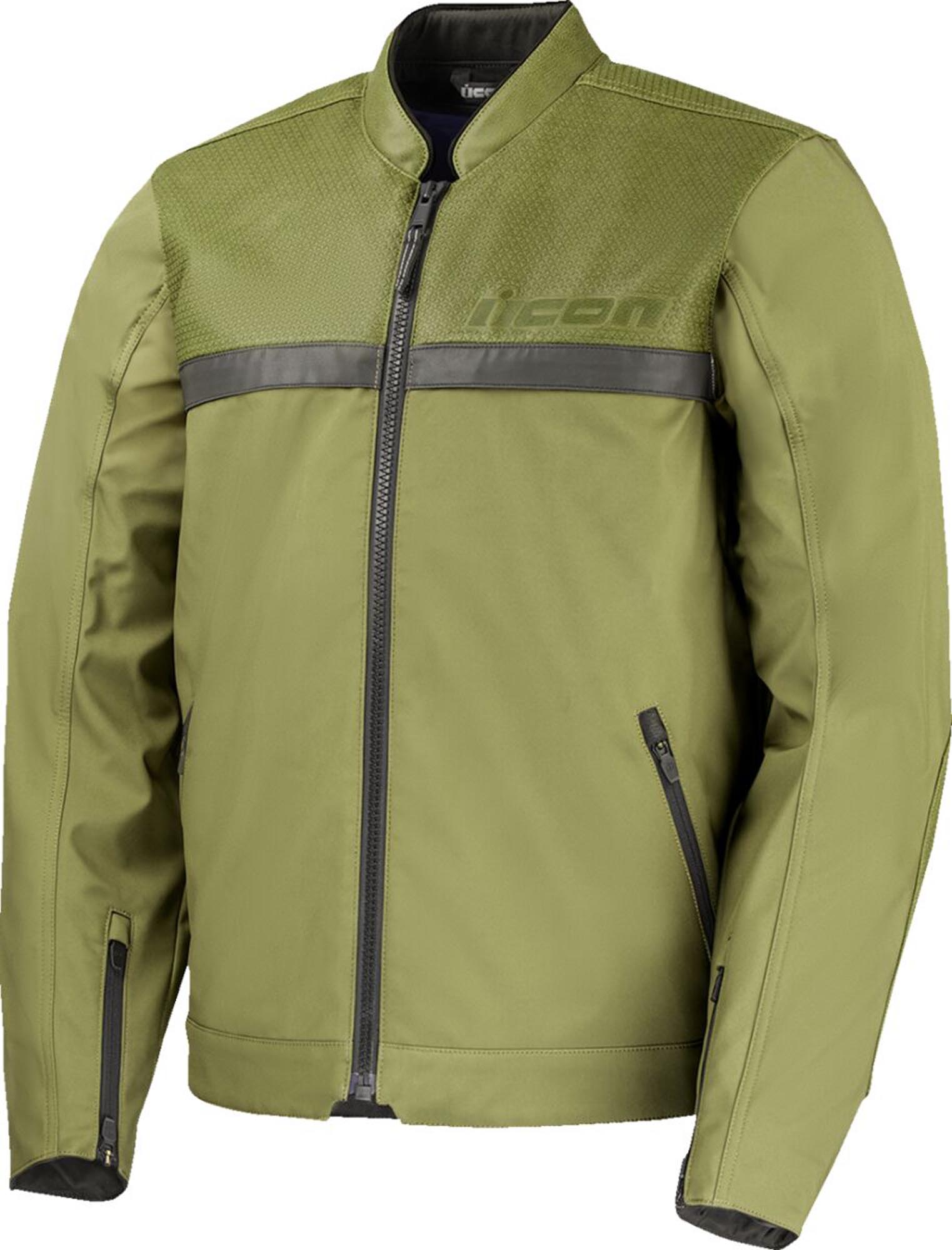 Icon Midhawk Veste textile moto Vert 2XL Figure 1