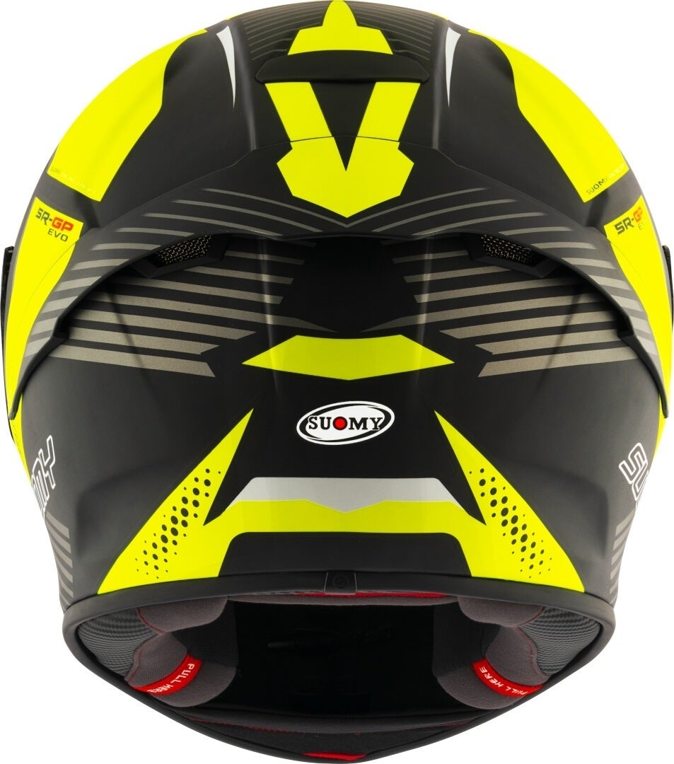 Suomy SR-GP Evo Airspeed Helm Geel/wit Verlies (59/60) Figuur 6