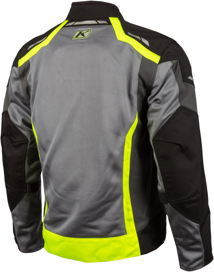 Klim Induction Motorcycle Textile Jacket grey/yellow S Figure 4