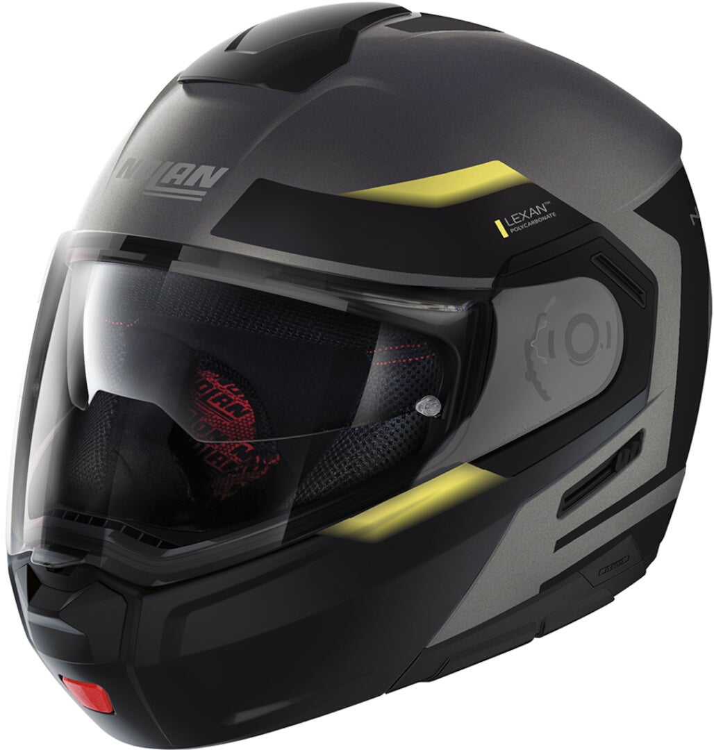 Nolan N90-3 Reflector N-Com Casco nero opaco/giallo XL (62) Figura 1