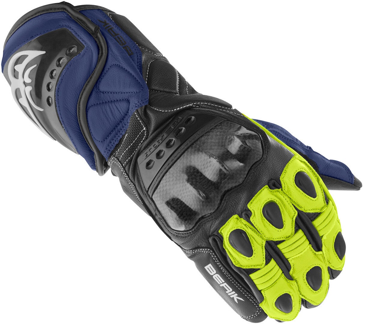 Berik TX-1 Motorcycle Gloves black/blue M Figure 1