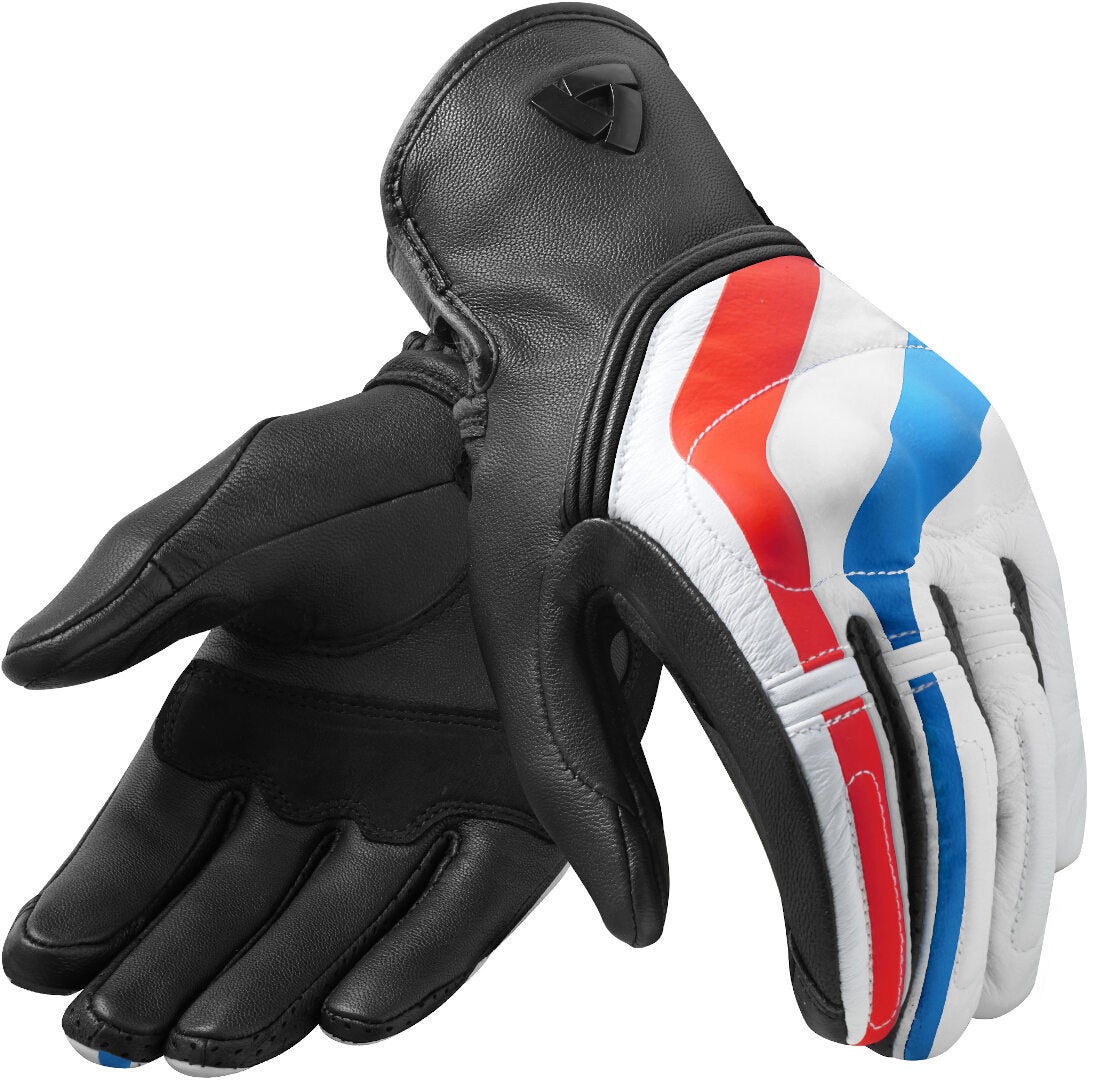 Revit Redhill rot/blaue Motorrad Handschuhe Hauptartikel Abbildung 1