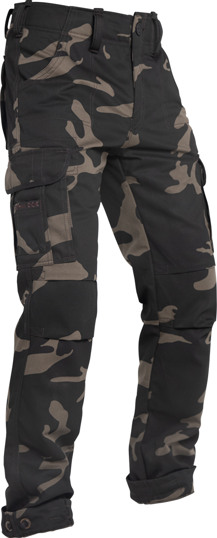 John Doe Cargo Regular XTM Camouflage Vaqueros de moto 32 L32 Figura 8