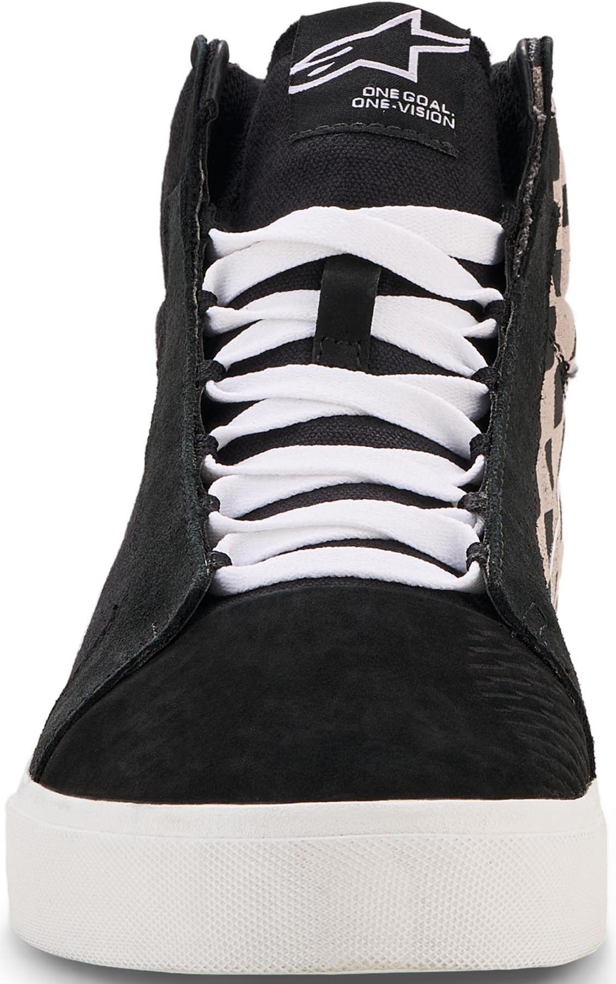 Alpinestars Ride-63 Canvas Motorcykelsko sort/hvid/sand 5,5 Figur 2