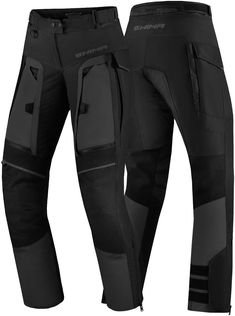SHIMA Hero 2.0 imperméable Mesdames Moto Textile Pantalon noir S Figure 3