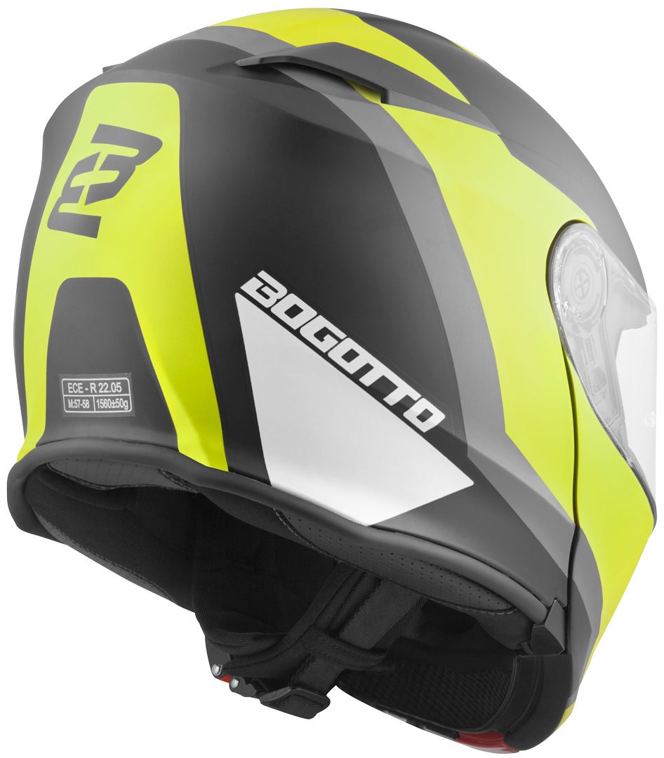 Bogotto V271 BT Zabu Bluetooth hjelm sort mat/neon S Figur 4