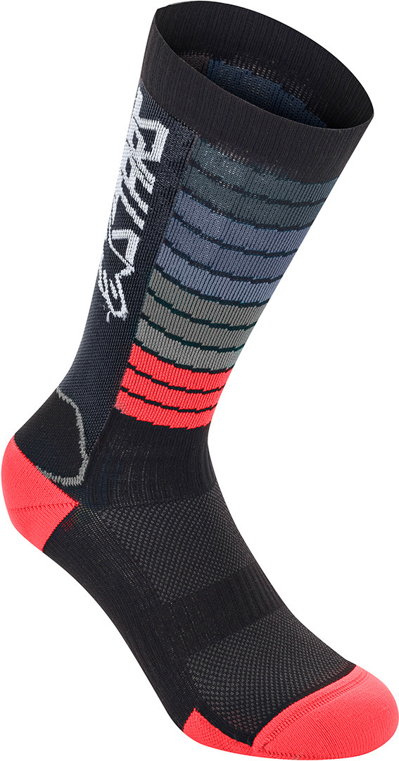 Alpinestars Drop 22 Calzini nero/rosso L Figura 1