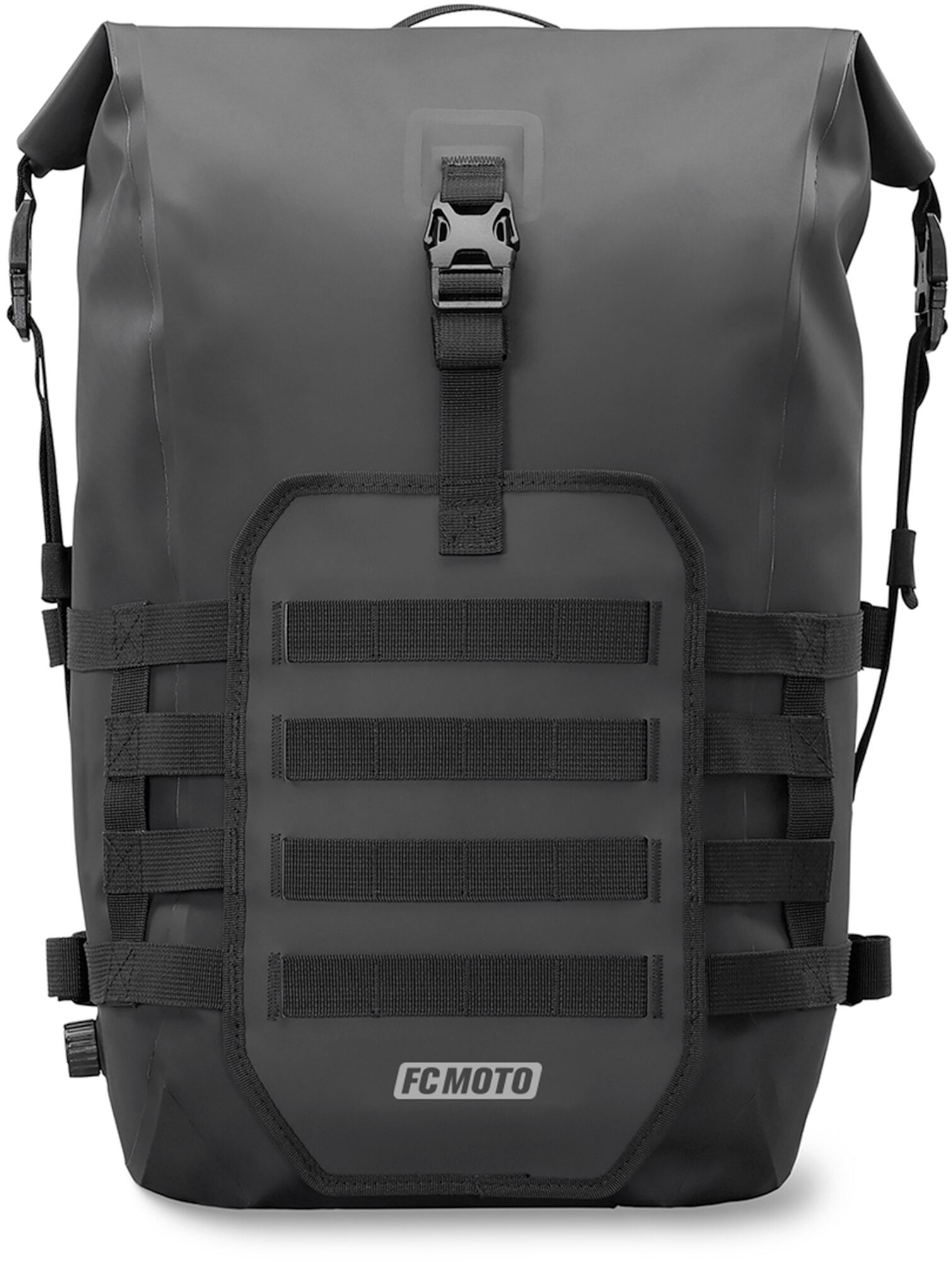 FC-Moto Ever-ST Roll-Top 26 L Rucsac impermeabil Negru de carbon Figura 2