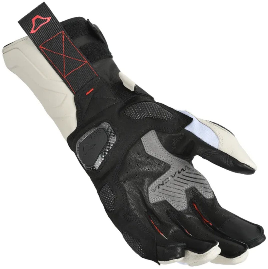 Macna Tanamax Motorrad Handschuhe grau/schwarz/rot 3XL Abbildung 2