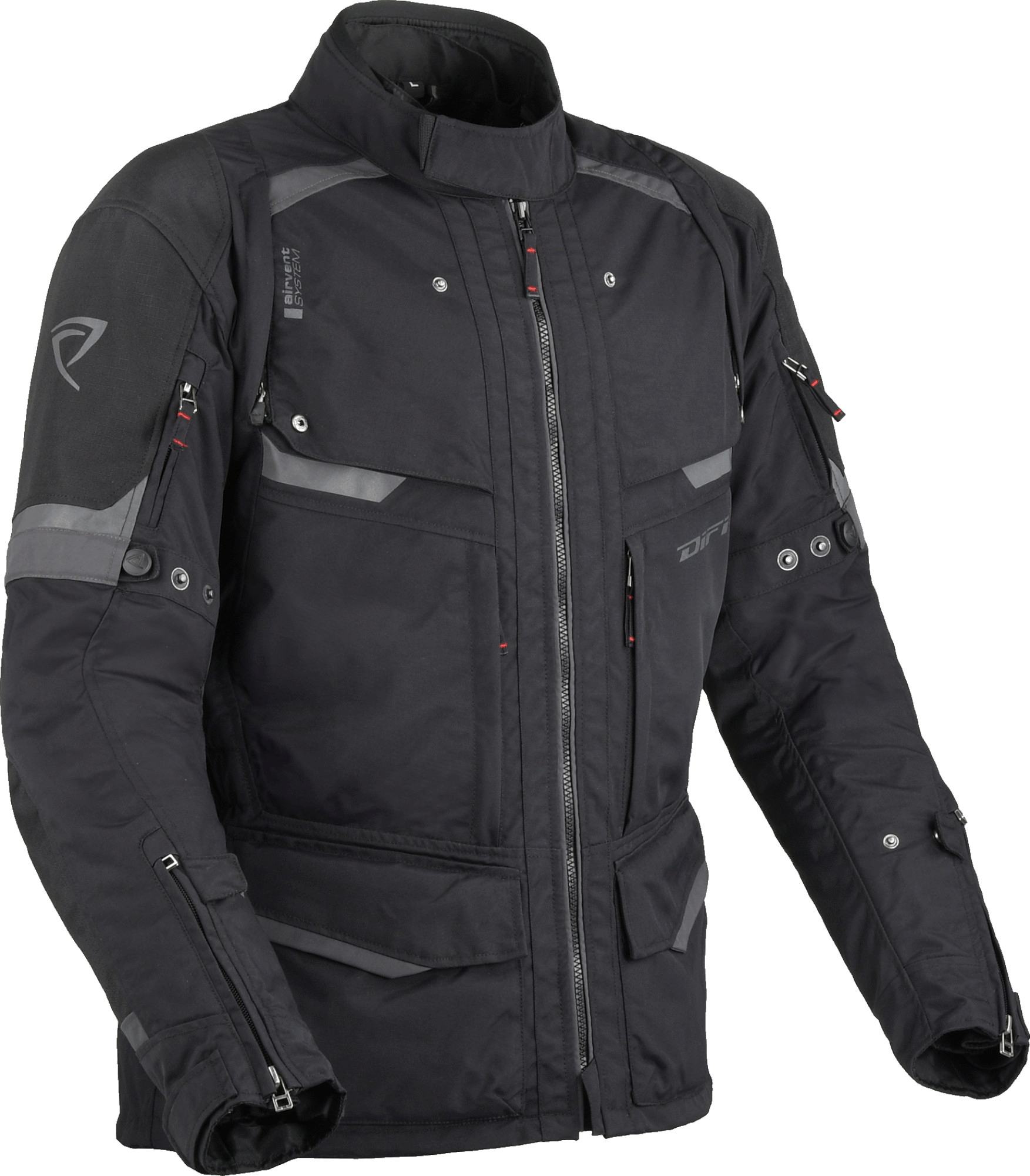 DIFI Atacama Aerotex Motorrad Textiljacke schwarz 4XL Abbildung 1