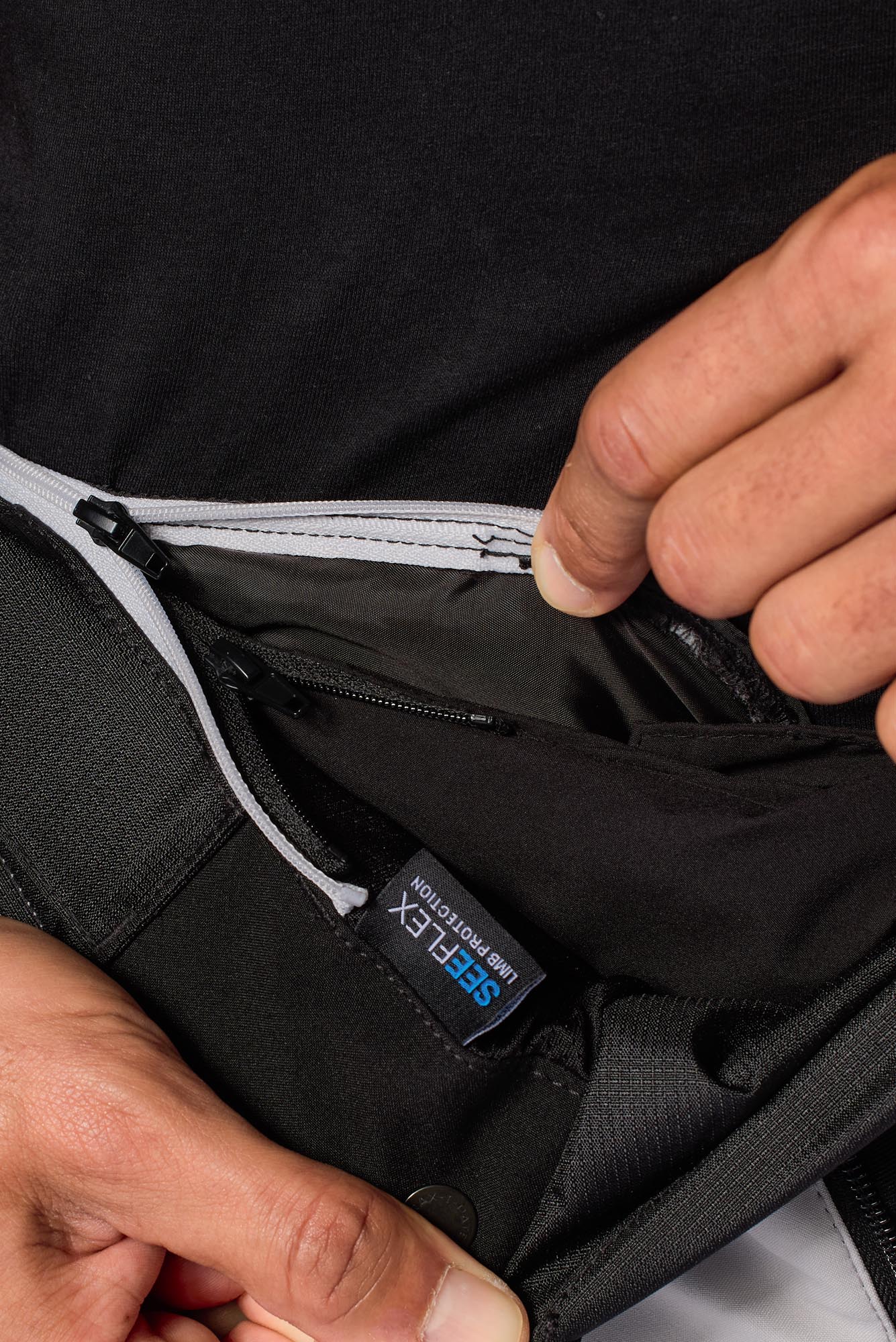 Revit Offtrack 3 H2O waterproof Motorcycle Textile Pants silver/black S Figure 10