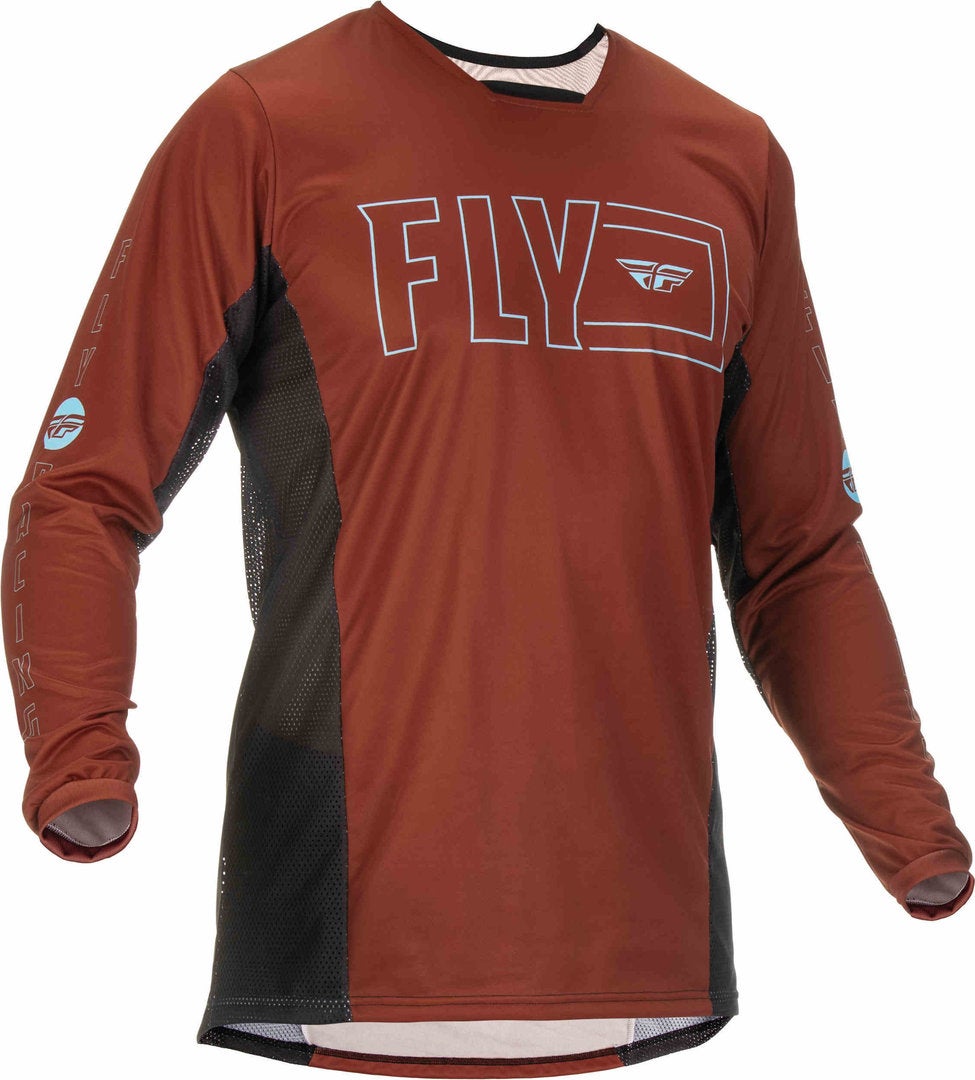 Fly Racing Kinetic Fuel Motocross Jersey braun/schwarz XL Abbildung 1