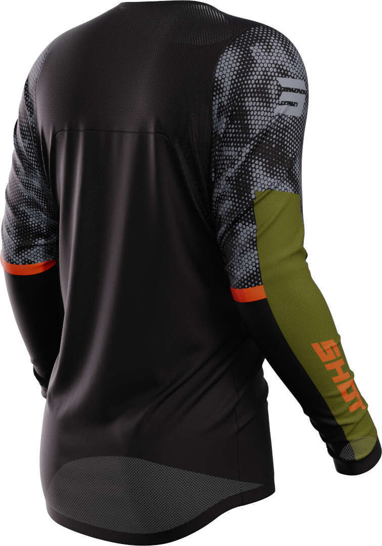Shot Contact Patrol Motocross trøje sort/orange S Figur 2