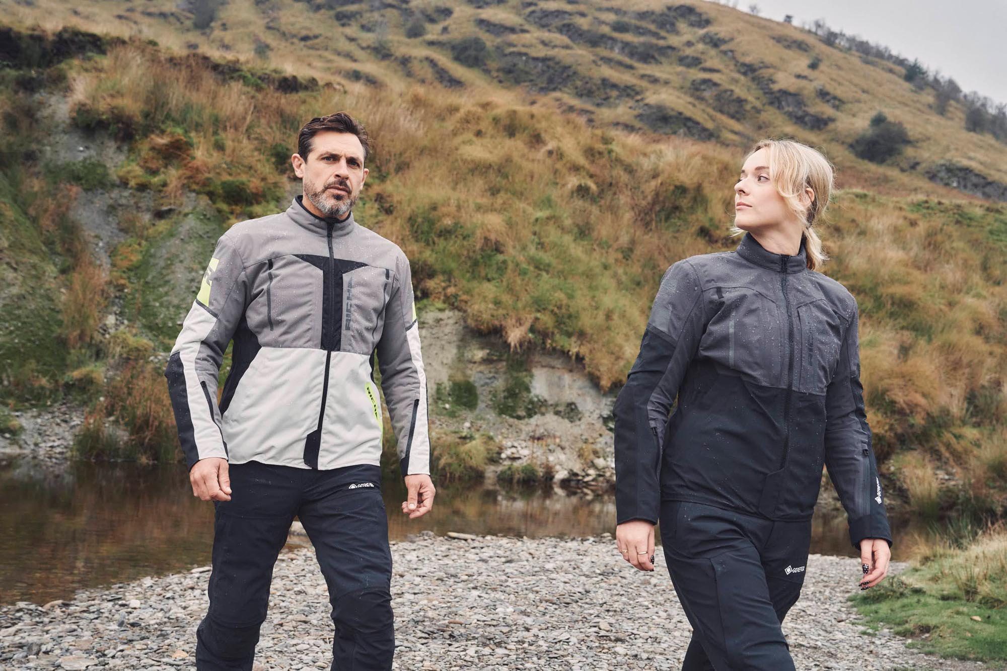Richa Orion GTX nepromokavá motocyklová textilní bunda šedá/žlutá L Obrázek 9