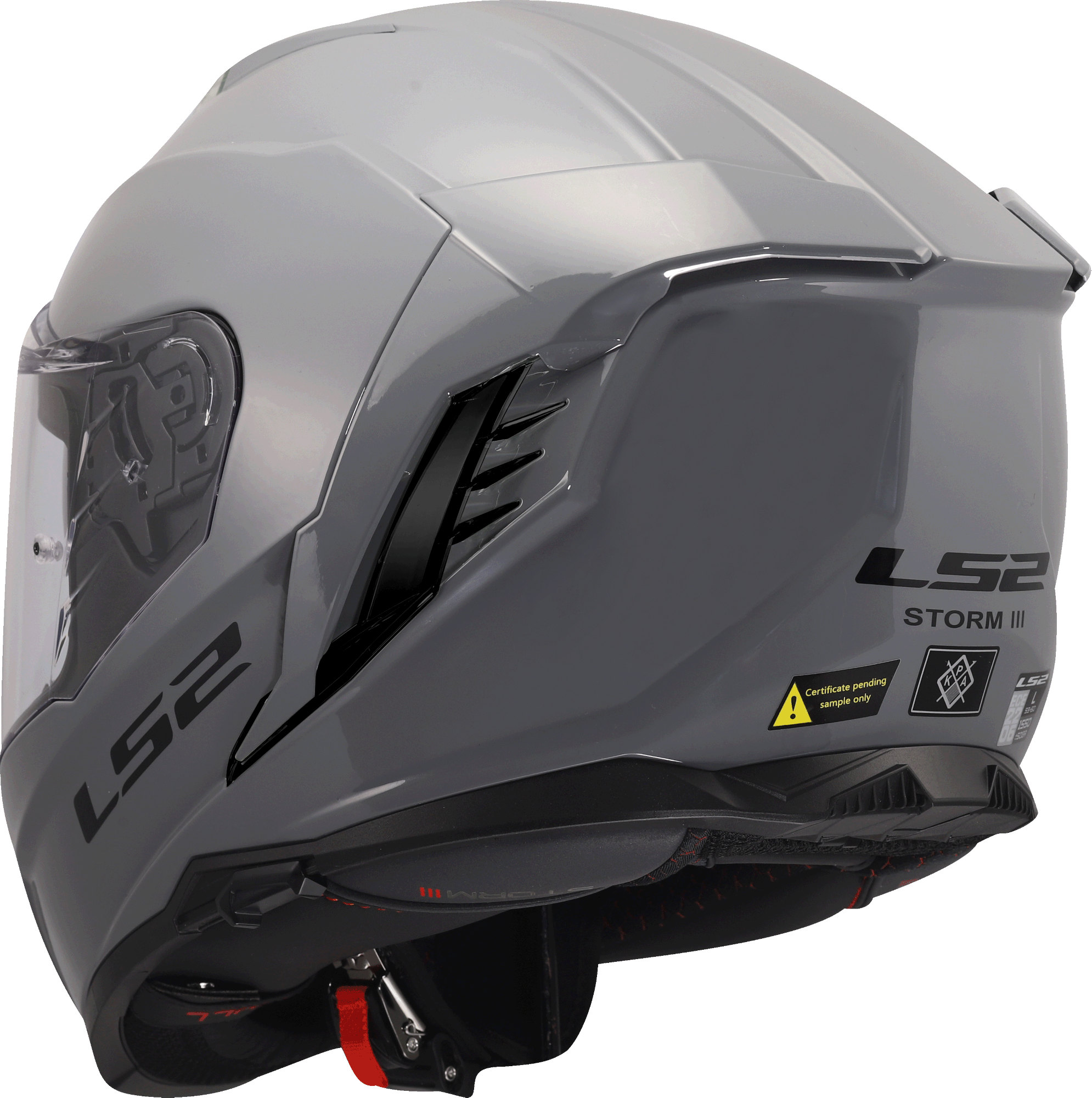 LS2 FF818 Storm III Kypärä harmaa L (59/60) Kuva 2