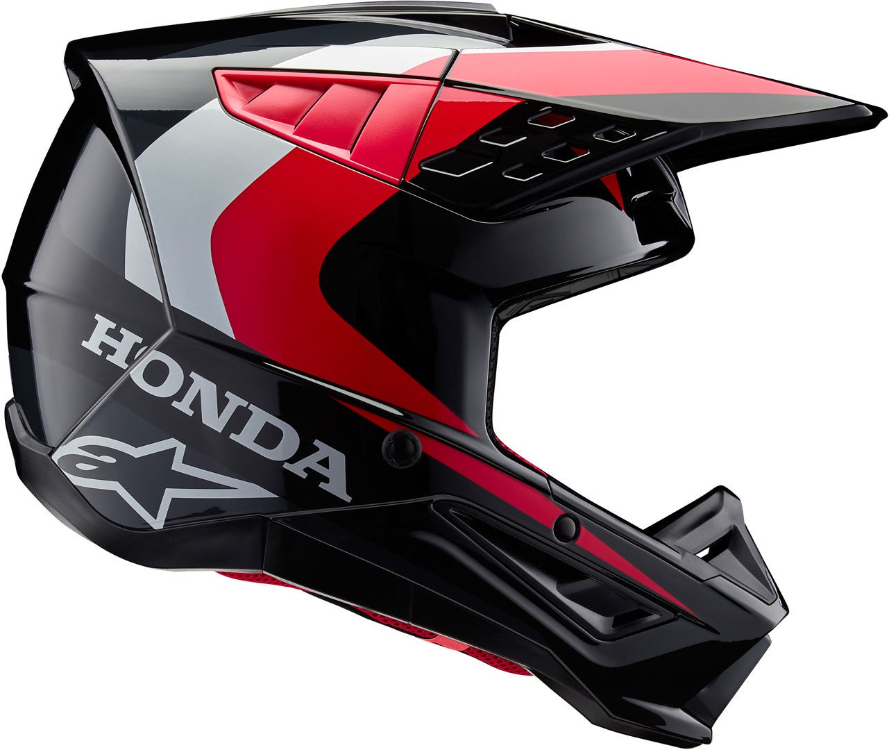 Alpinestars SM5 Honda Casco Motocross nero/rosso M (57/58) Figura 6