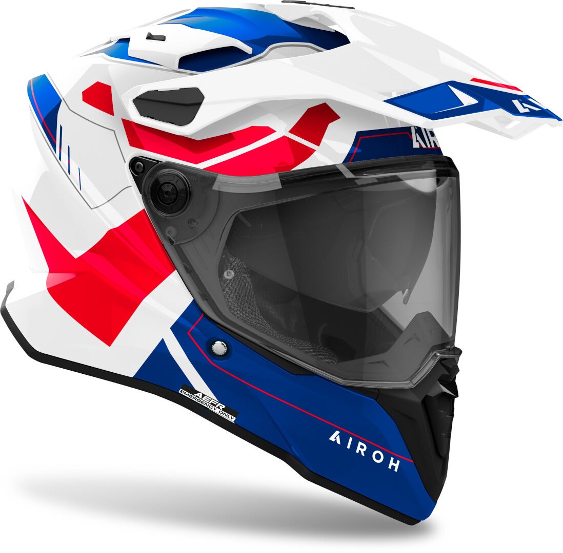 Airoh Commander 2 Reveal Motorcross Helm wit/blauw/rood XXL (63) Figuur 2