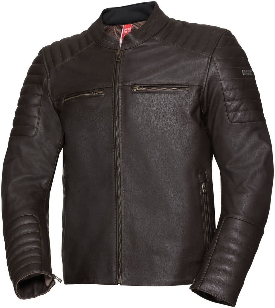IXS Classic LD Dark Motorrad Lederjacke dunkelbraun 54 Abbildung 1