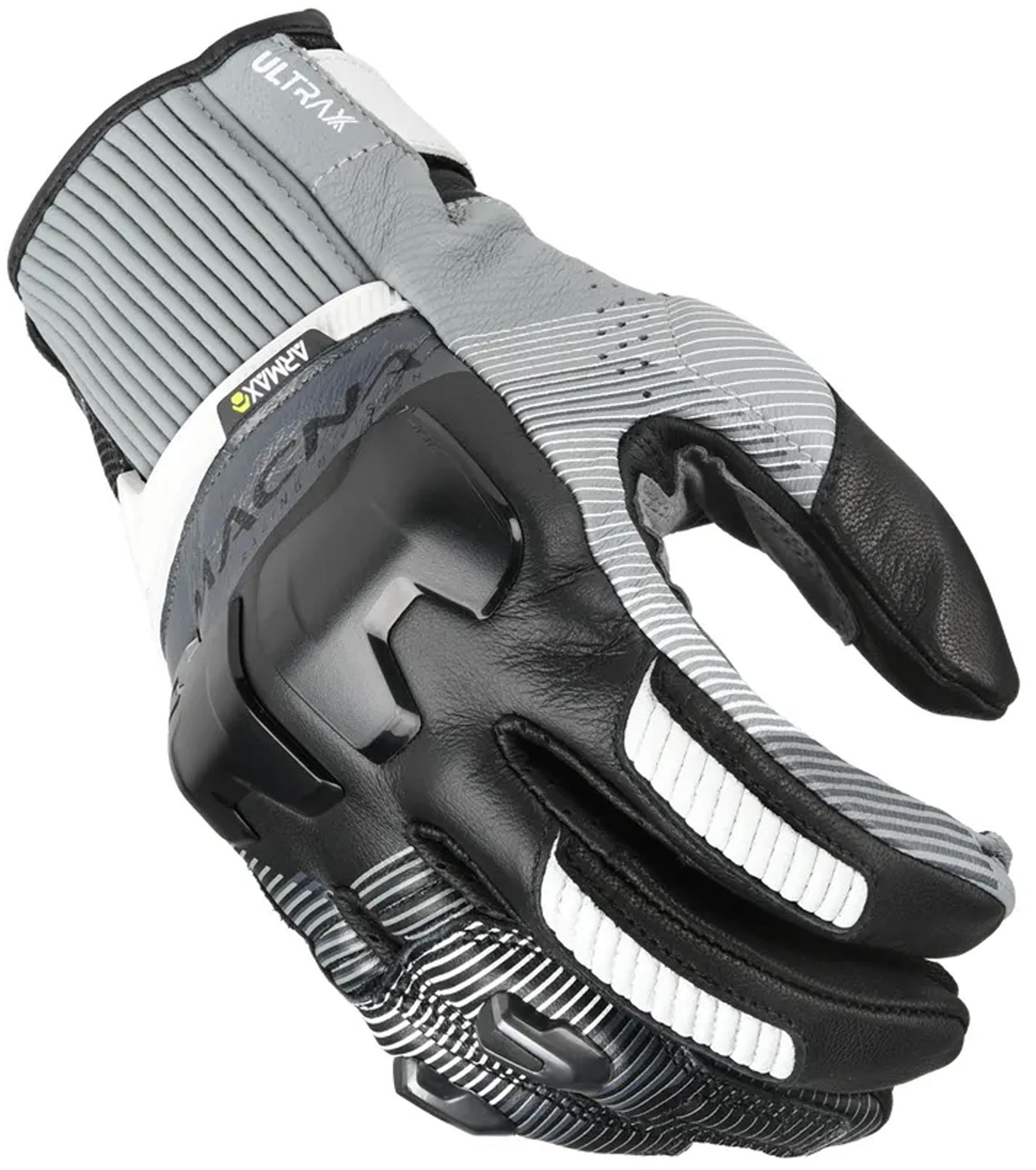 Macna Ultraxx 2.0 Motorcykelhandsker sort/grå/hvid L Figur 2
