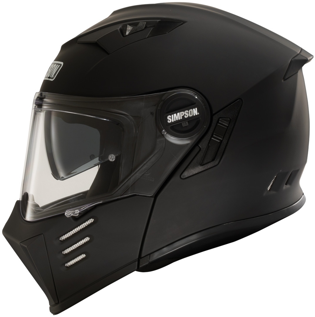 Simpson Darksome Solid Motorsykkel hjelm Black Matt L Figur 2