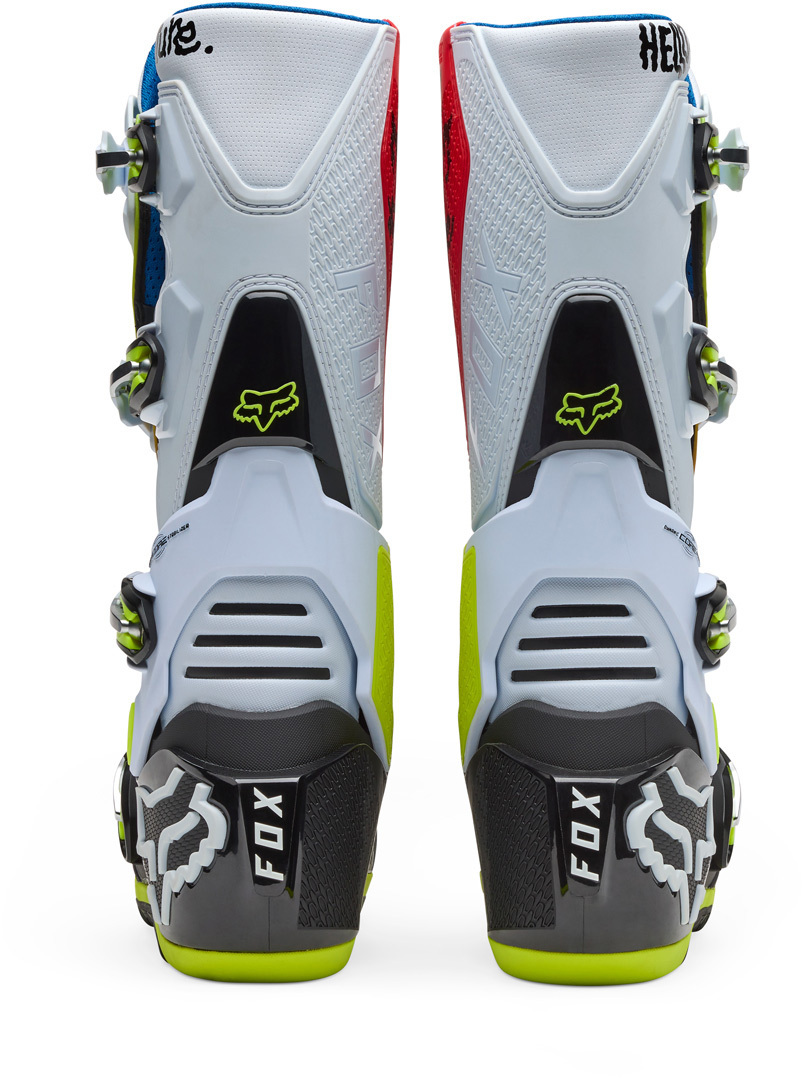 FOX Motion Hello Future Special Edition Motocross Boots red/black/white 9 Figure 7