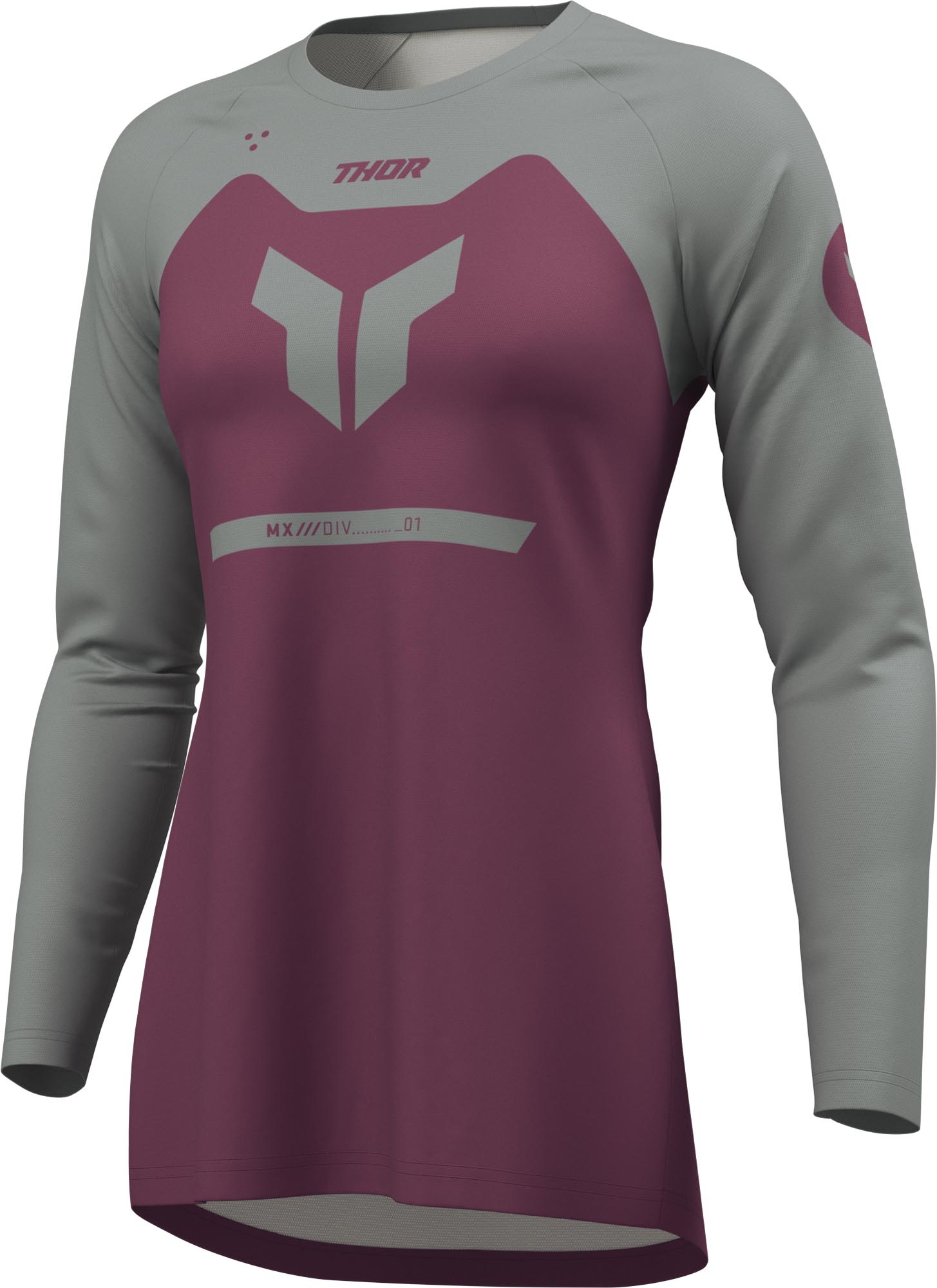 Thor Ridemode Menace Maglia motocross da donna viola S Figura 1