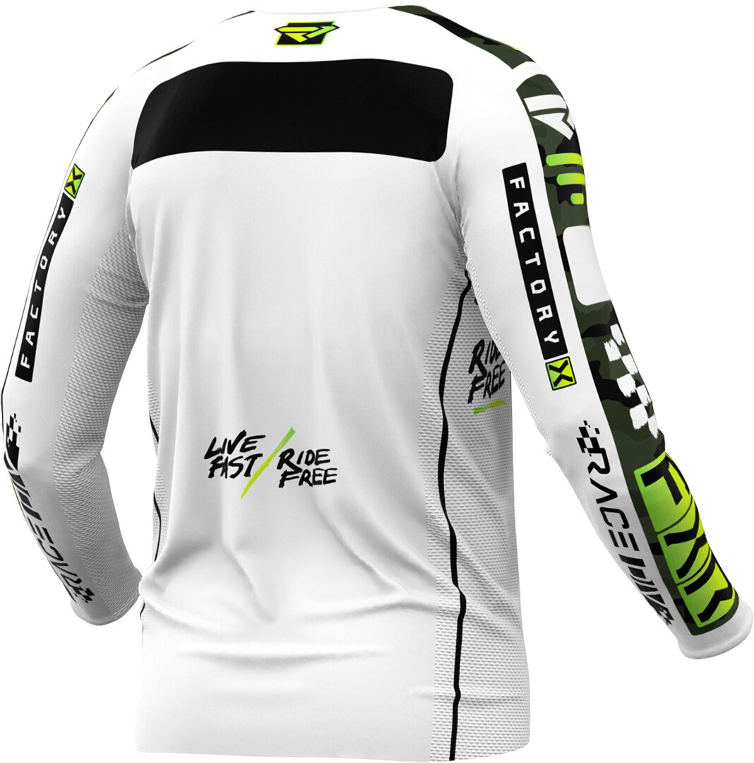 FXR Podium Gladiator 2024 Motocross Jersey white/camouflage M Figure 2
