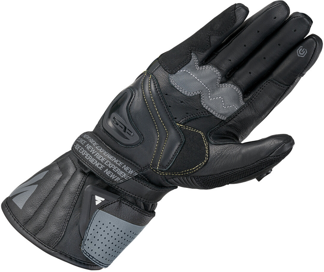 SHIMA STR-2 Vented perforerede motorcykelhandsker Sort XL Figur 2