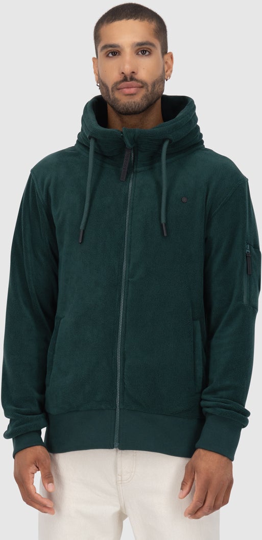 Alife And Kickin EliasAK F Fleece Zip Sweatshirt Zip Sweatshirt dark green M Figure 2