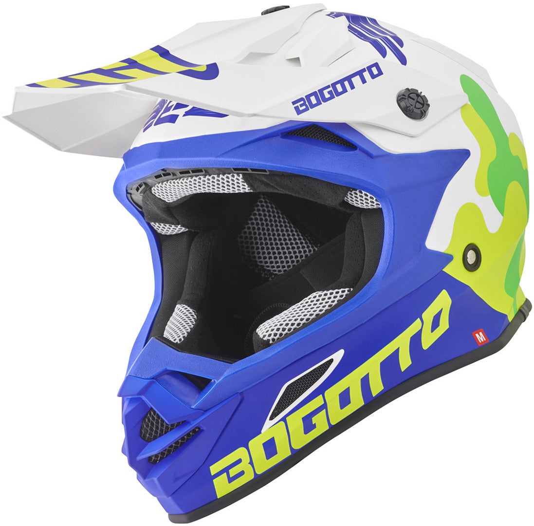 Bogotto V328 Camo Fiberglass Motocross Helmet-image-83759095