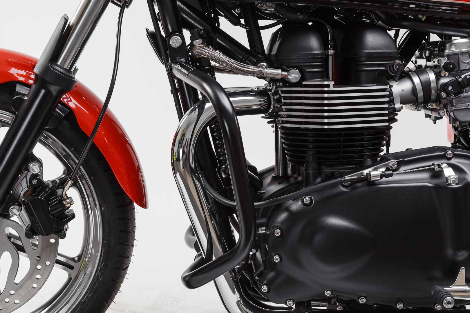 SW-Motech Crash bar - Svart. Triumf Thruxton, Bonneville (04-16). Figur 2