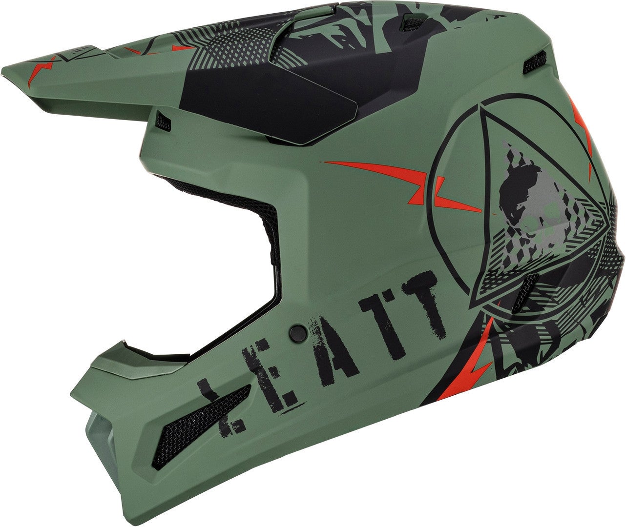 Leatt 2.5 Motocross hjelm sort mat/grøn M (57/58) Figur 4