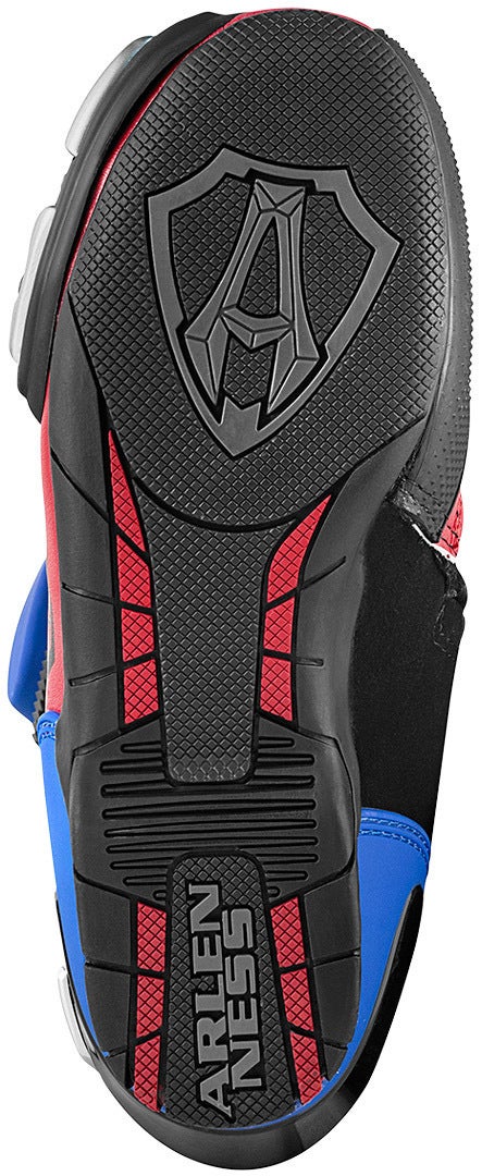 Arlen Ness Sugello Motorcycle Boots blue/white/red 39 Figure 5