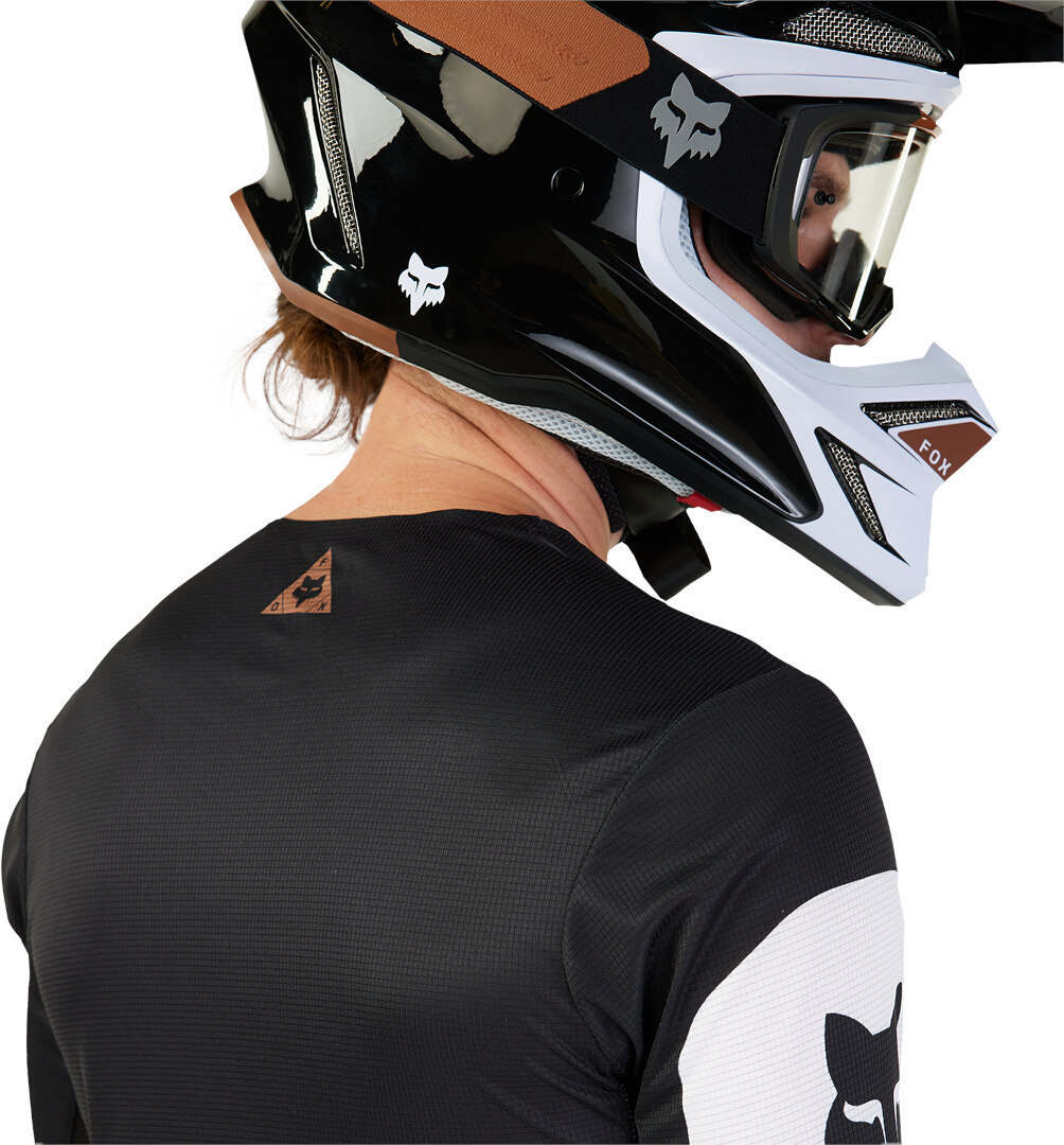 FOX Flexair Optical Motokrosový dres černobílá XXL Obrázek 4