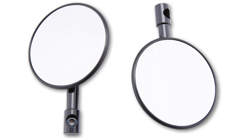 HIGHSIDER smart Bar End Mirror SuperBike Svart (Par) Figur 3
