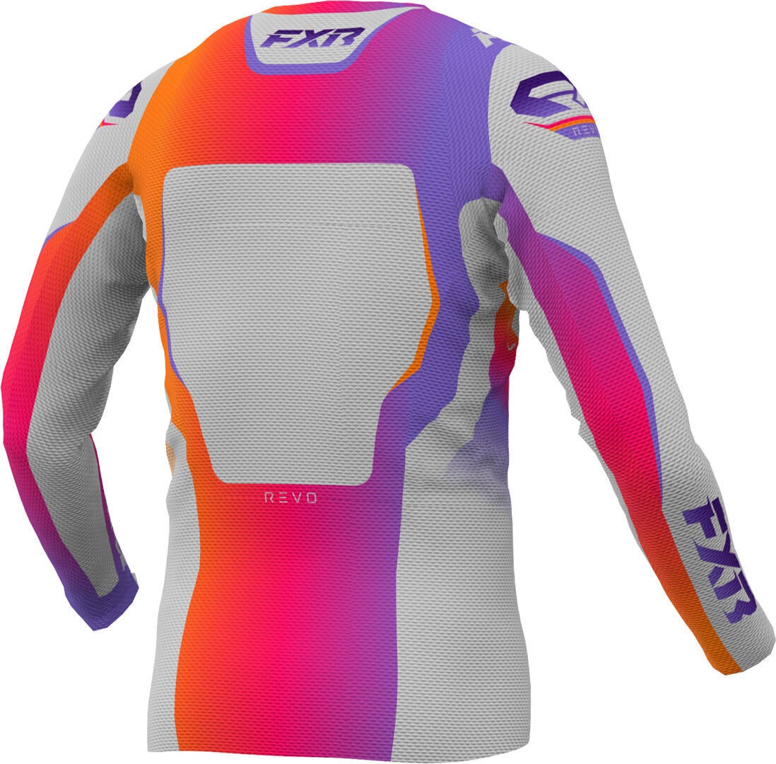FXR Revo 2025 Maillot de motocross orange/violet M Figure 2