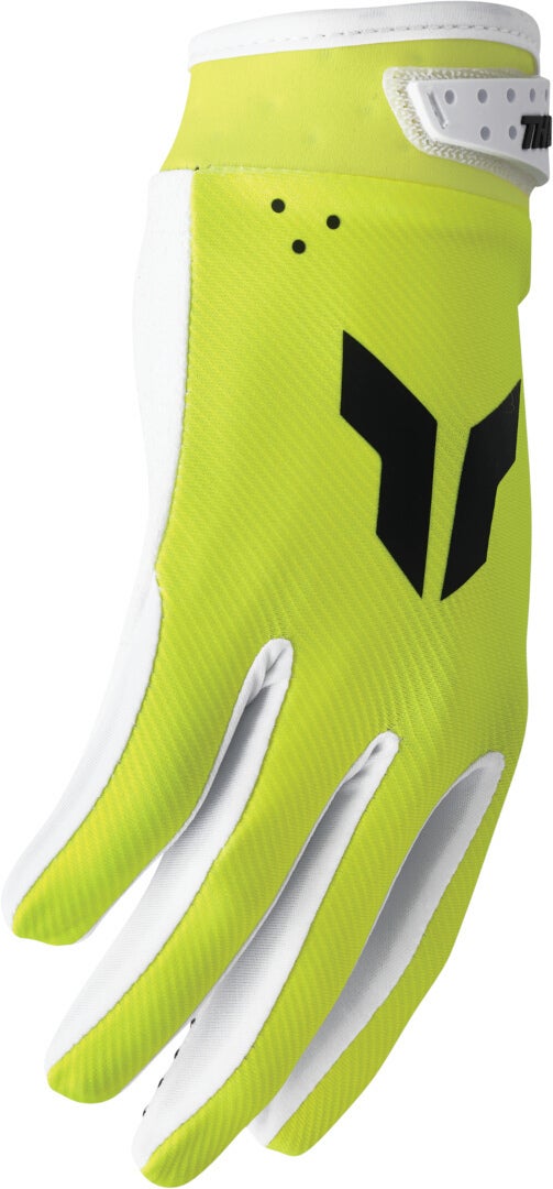 Thor Logo Motocross handsker neongul M Figur 2