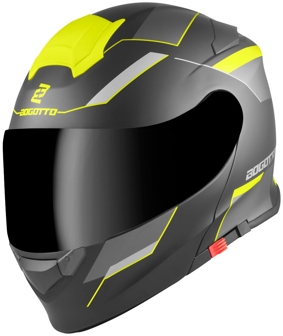 Bogotto V271 Delta Casco nero opaco/giallo S Figura 2