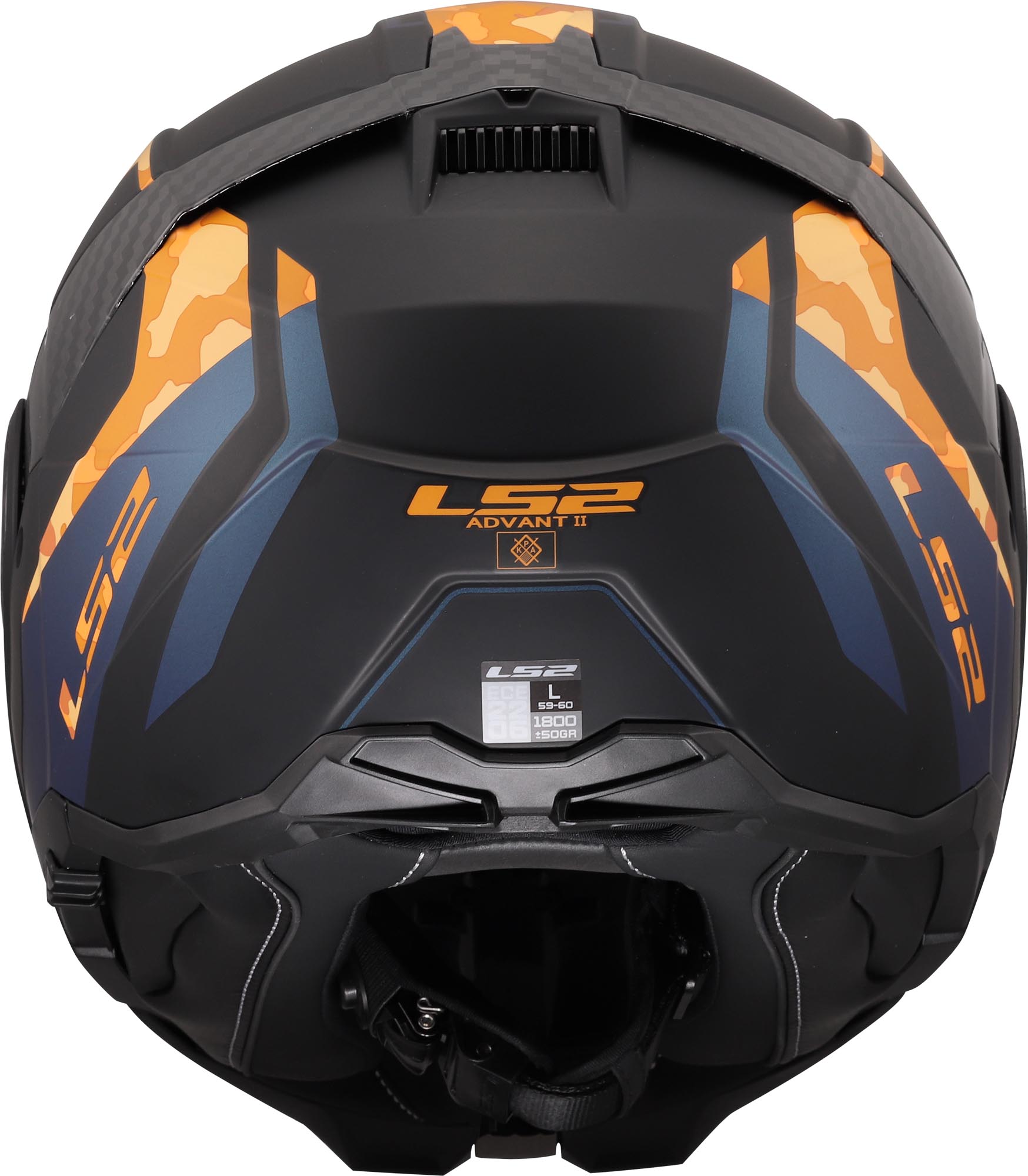 LS2 FF910 Advant II Glide Klapphelm schwarz/orange M (57/58) Abbildung 6