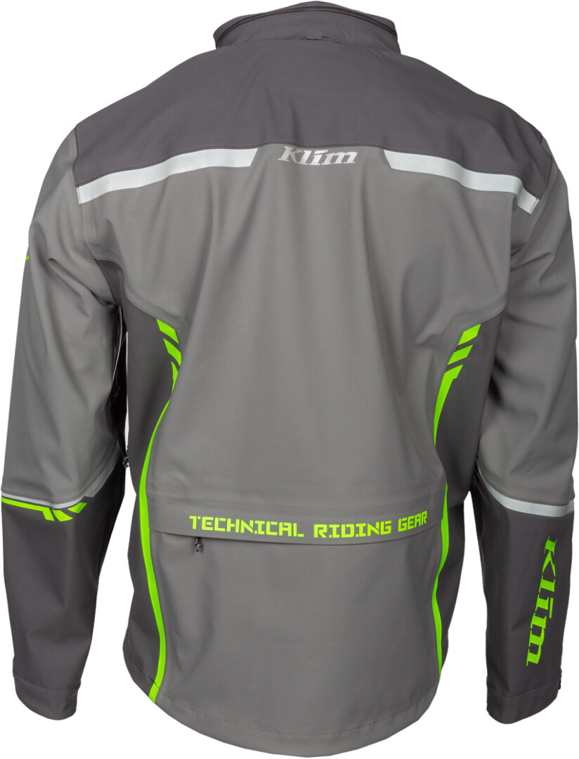 Klim Enduro S4 Motorcycle Textile Jacket grey/green M Figure 7