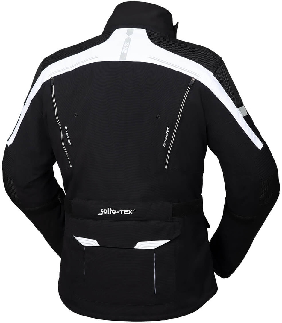 IXS Tour Traveller-ST Motorcycle Textile Jacket black/white 5XL Figure 2