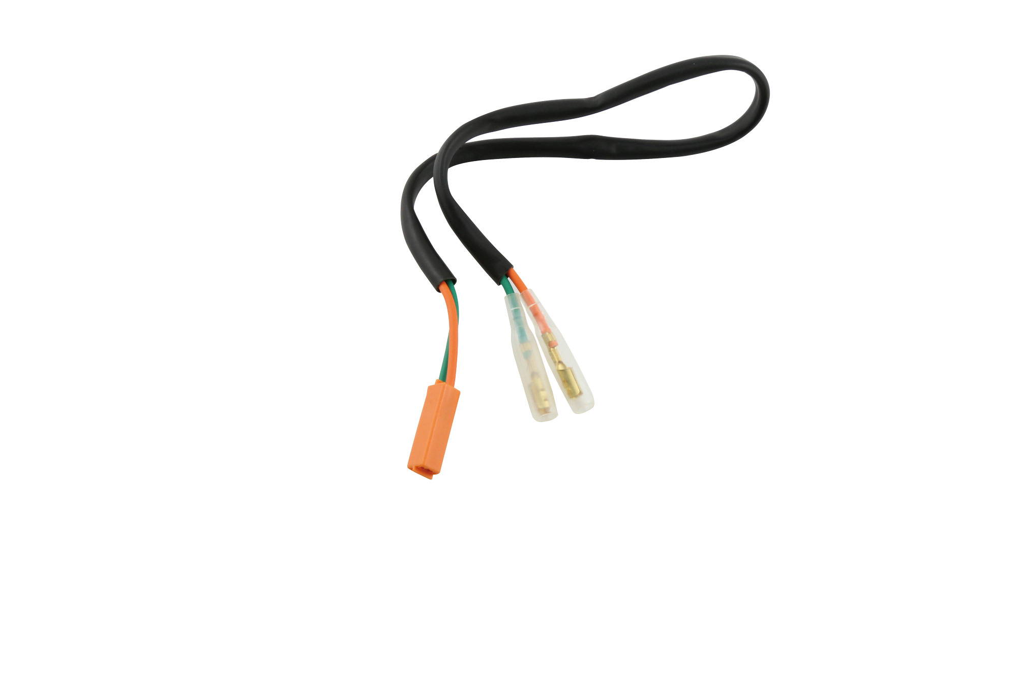 Cablu adaptor indicator PROTECH (pereche) pentru diverse modele Honda/Kawasaki negru Figura 1