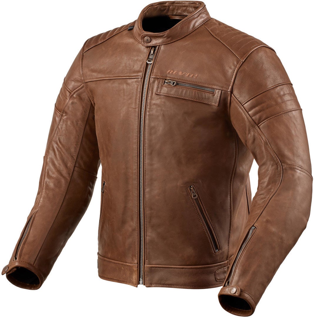 Revit Restless Motorrad Lederjacke braun 54 Abbildung 1