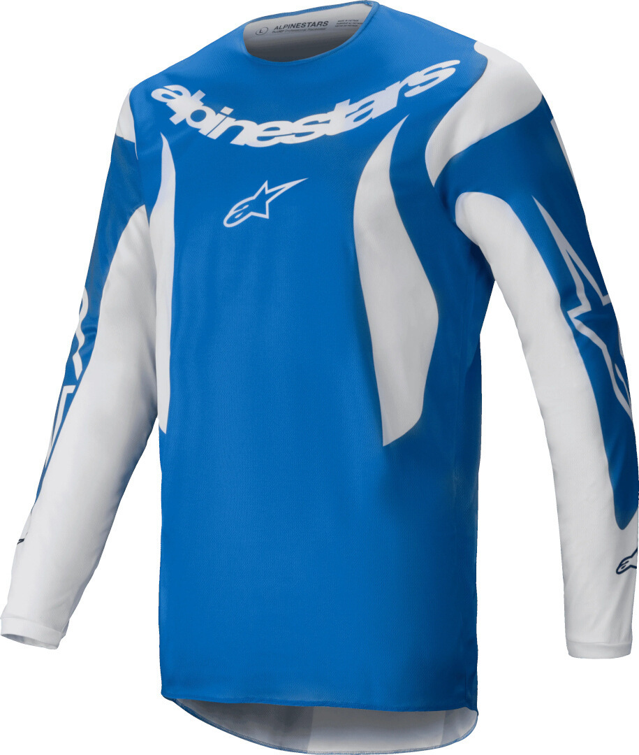 Alpinestars Fluid Haul Motokrosový dres modrobílá M Obrázek 1